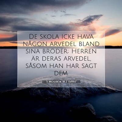 5 Mosebok 18:2 Bibelvers Förklarad