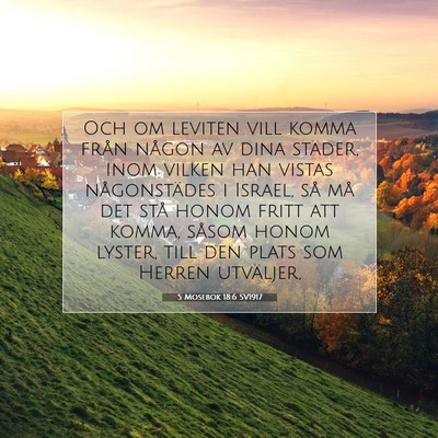 5 Mosebok 18:6 Bibelvers Förklarad