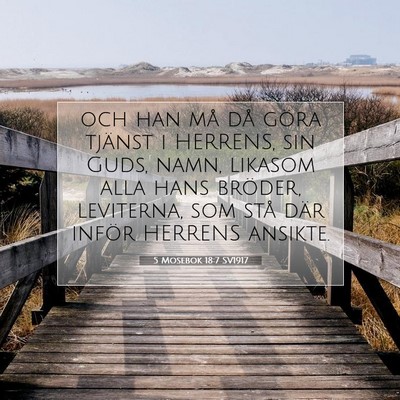 5 Mosebok 18:7 Bibelvers Förklarad