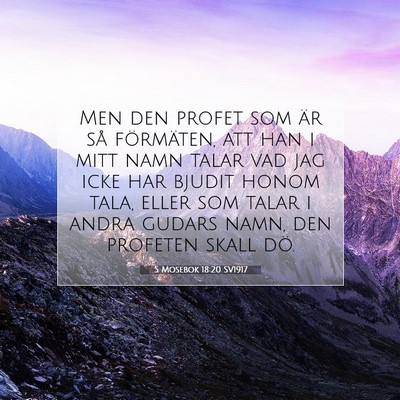 5 Mosebok 18:20 Bibelvers Förklarad