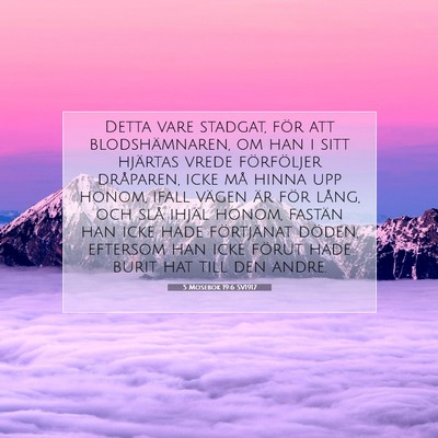 5 Mosebok 19:6 Bibelvers Förklarad