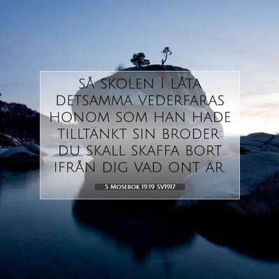 5 Mosebok 19:19 Bibelvers Förklarad