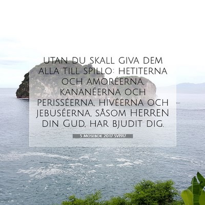 5 Mosebok 20:17 Bibelvers Förklarad