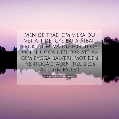 5 Mosebok 20:20 Bibelvers Förklarad