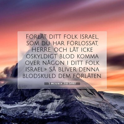 5 Mosebok 21:8 SV1917 Bild av bibelvers
