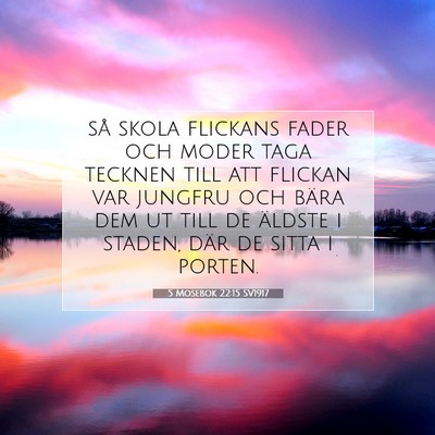 5 Mosebok 22:15 Bibelvers Förklarad