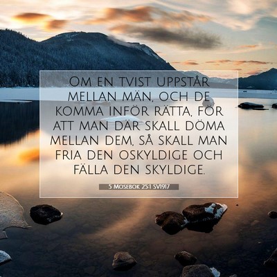 5 Mosebok 25:1 SV1917 Bild av bibelvers
