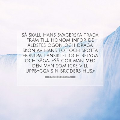 5 Mosebok 25:9 SV1917 Bild av bibelvers