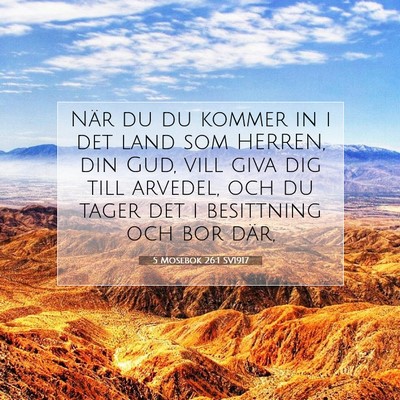 5 Mosebok 26:1 Bibelvers Förklarad