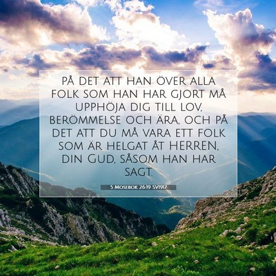5 Mosebok 26:19 Bibelvers Förklarad