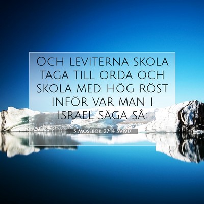 5 Mosebok 27:14 Bibelvers Förklarad
