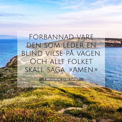 5 Mosebok 27:18 Bibelvers Förklarad