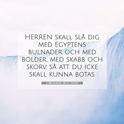 5 Mosebok 28:27 Bibelvers Förklarad