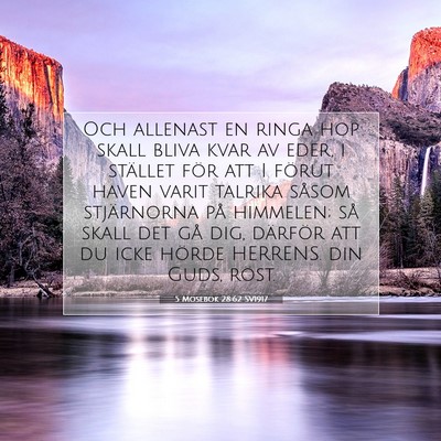 5 Mosebok 28:62 Bibelvers Förklarad