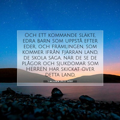 5 Mosebok 29:22 SV1917 Bild av bibelvers