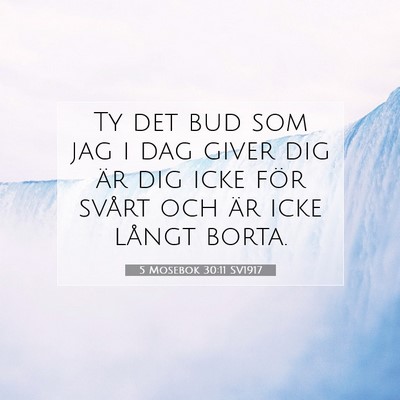 5 Mosebok 30:11 Bibelvers Förklarad
