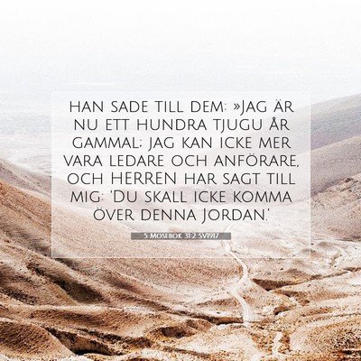 5 Mosebok 31:2 Bibelvers Förklarad