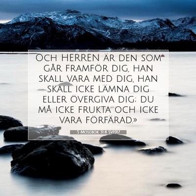 5 Mosebok 31:8 SV1917 Bild av bibelvers