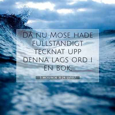 5 Mosebok 31:24 Bibelvers Förklarad