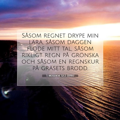 5 Mosebok 32:2 SV1917 Bild av bibelvers