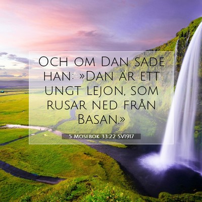 5 Mosebok 33:22 Bibelvers Förklarad