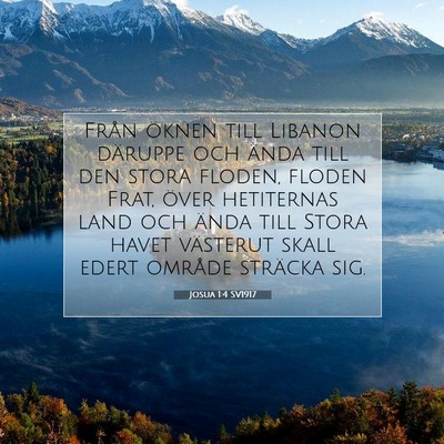 Josua 1:4 Bibelvers Förklarad