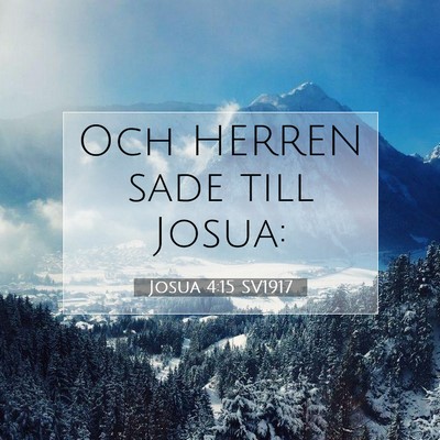 Josua 4:15 Bibelvers Förklarad