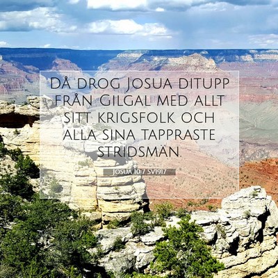Josua 10:7 Bibelvers Förklarad