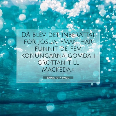 Josua 10:17 SV1917 Bild av bibelvers