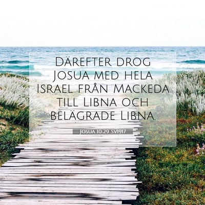 Josua 10:29 SV1917 Bild av bibelvers