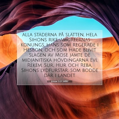 Josua 13:21 SV1917 Bild av bibelvers