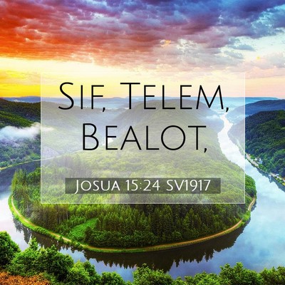 Josua 15:24 SV1917 Bild av bibelvers