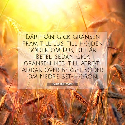 Josua 18:13 SV1917 Bild av bibelvers