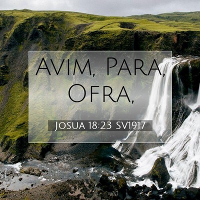 Josua 18:23 SV1917 Bild av bibelvers