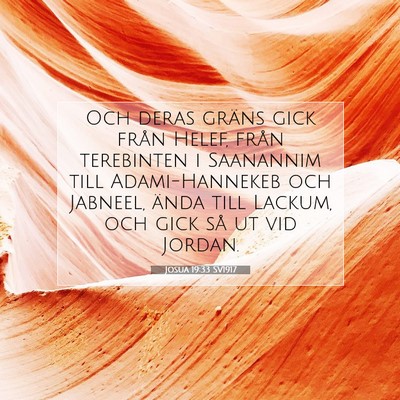 Josua 19:33 SV1917 Bild av bibelvers