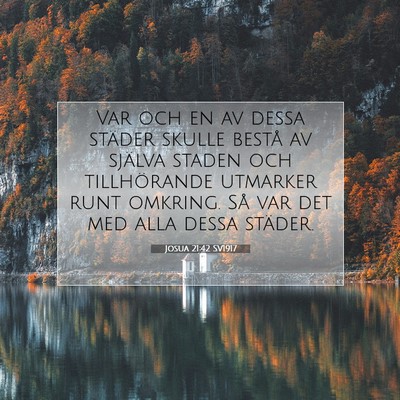 Josua 21:42 Bibelvers Förklarad