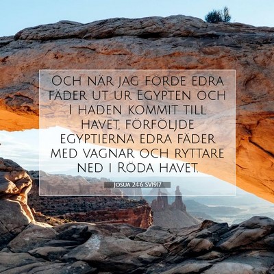 Josua 24:6 SV1917 Bild av bibelvers