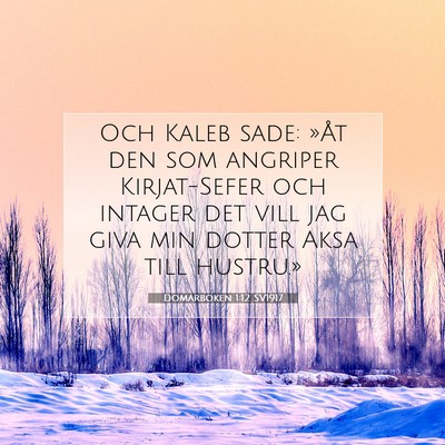 Domarboken 1:12 SV1917 Bild av bibelvers