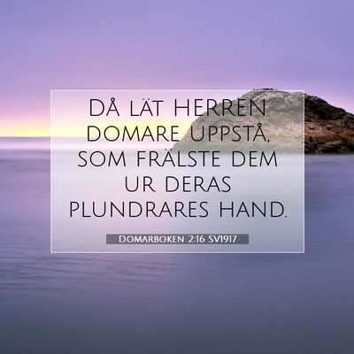 Domarboken 2:16 Bibelvers Förklarad