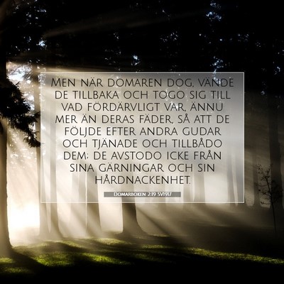 Domarboken 2:19 Bibelvers Förklarad