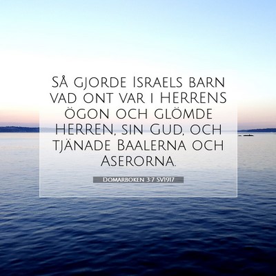Domarboken 3:7 Bibelvers Förklarad