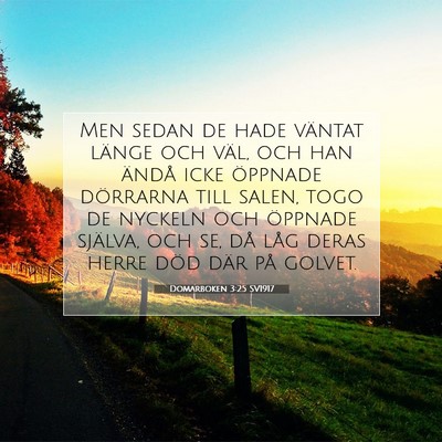 Domarboken 3:25 Bibelvers Förklarad