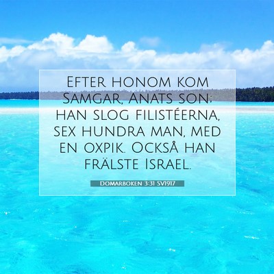 Domarboken 3:31 Bibelvers Förklarad