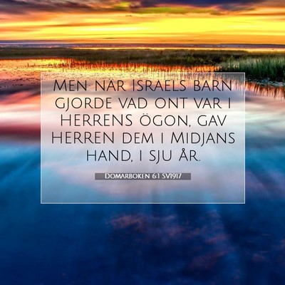 Domarboken 6:1 Bibelvers Förklarad