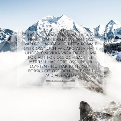 Domarboken 6:13 SV1917 Bild av bibelvers