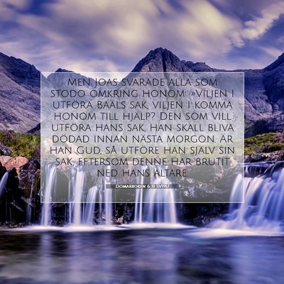 Domarboken 6:31 Bibelvers Förklarad