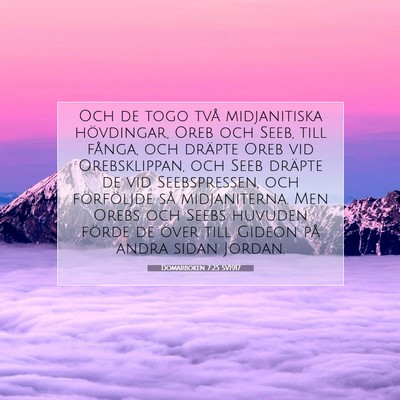 Domarboken 7:25 Bibelvers Förklarad