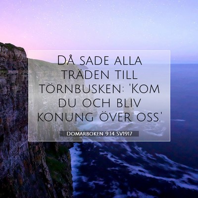Domarboken 9:14 Bibelvers Förklarad