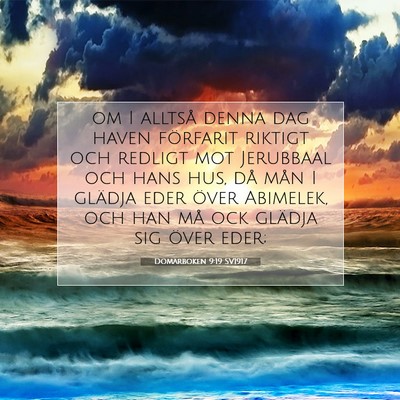 Domarboken 9:19 Bibelvers Förklarad