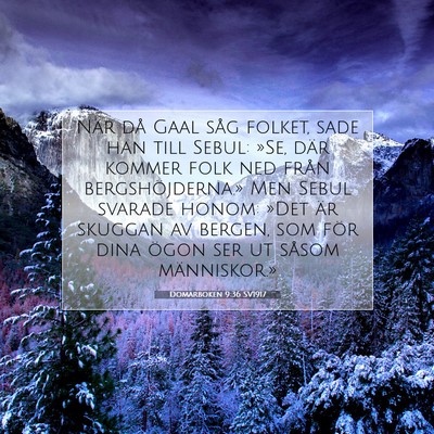 Domarboken 9:36 Bibelvers Förklarad